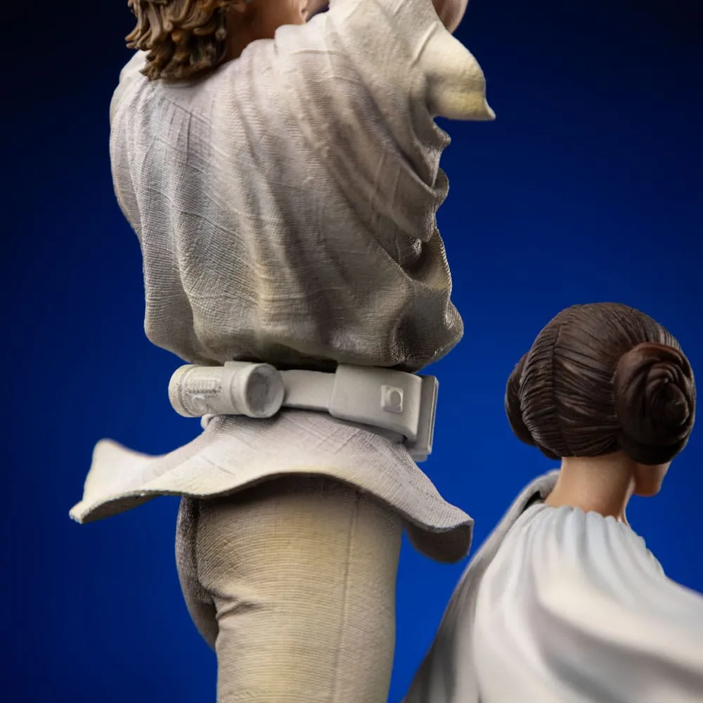 Star Wars Deluxe Art Scale Statue 1/10 Luke And Leia 41 Cm