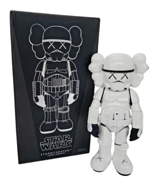 Star Wars Storm Trooper Companion Fine Art Toy by Kaws- Brian Donnelly