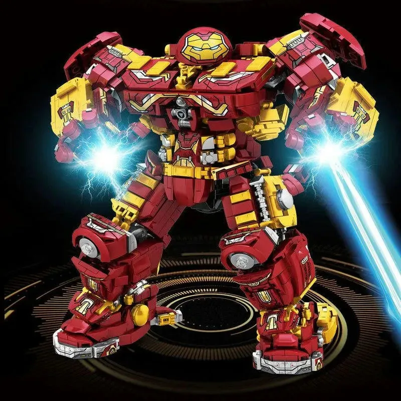 Super Heroes Marvel Iron Hero Warrior Robot Bricks Toy 1852pcs