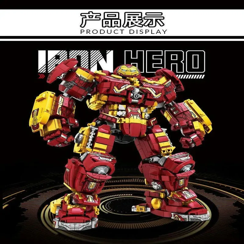 Super Heroes Marvel Iron Hero Warrior Robot Bricks Toy 1852pcs