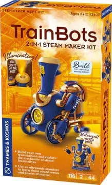 Thames & Kosmos Train Bots 2-in-1 STEAM Maker Kit