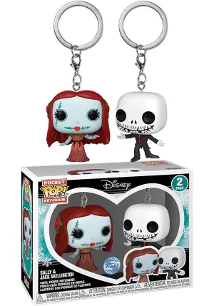 TNBC Jack & Sally | POP! KEYCHAIN 2 Pack [RS]