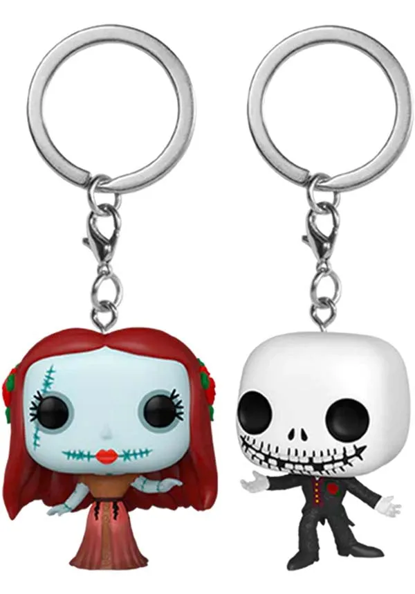 TNBC Jack & Sally | POP! KEYCHAIN 2 Pack [RS]