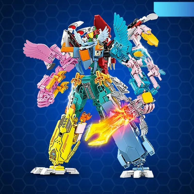 Transformation Flying Birds Robot Sky Knight 693pcs