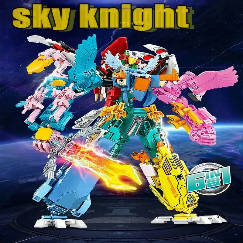 Transformation Flying Birds Robot Sky Knight 693pcs