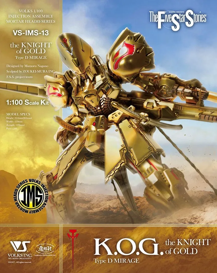 Volks IMS 13 The Knight of Gold Type D Mirage 1/100 Model Kit